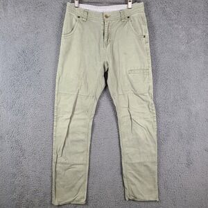 Kavu Pants Mens 28x30 Green Cotton Climbing Outdoor Hiking Chino